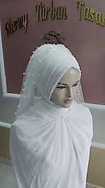 İnci duvaklı gelinbasi modelimiz