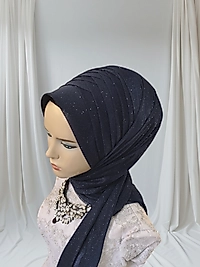 Simli lacivert tektek modelimiz