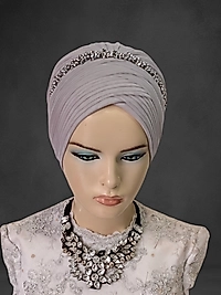 Aksesuar dahil Simsiz açık gri sevda bone